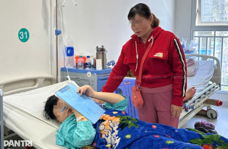 Cô gái nguy kịch, đau đớn sau khi thoát khỏi khu Tam Thái Tử ở Campuchia