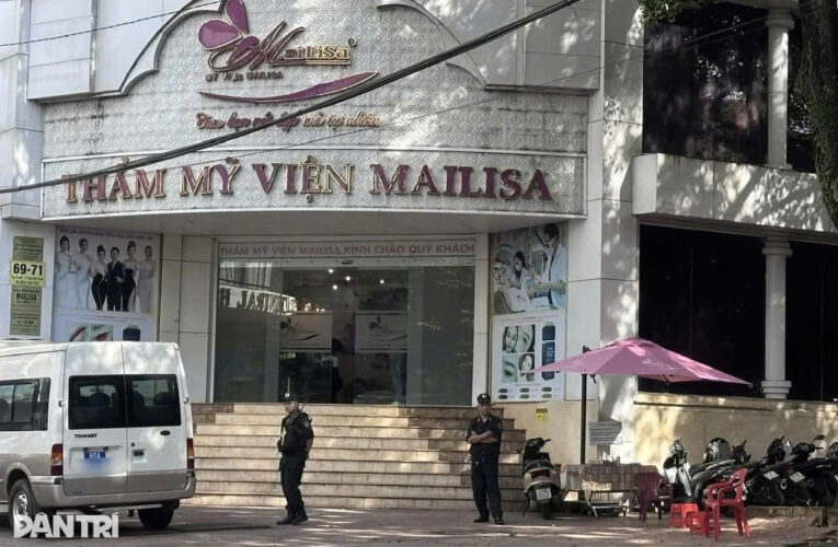 Công an phong tỏa khám xét nhà và xuất hiện tại nhiều chi nhánh thẩm mỹ viện Mailisa